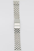 Steel Link Deployment Bracelet, 18mm, Haven Signed