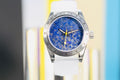 Lapis Lazuli Stone Dial W/Steel Bracelet (& Transparent Silicone Bracelet)