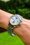 Chilton Flux Chronograph - White Party