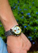 Chilton Flux Chronograph - White Party